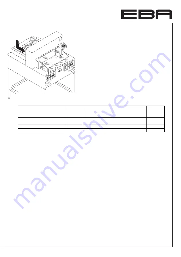 EBA 485 A Operating Instructions Manual Download Page 45