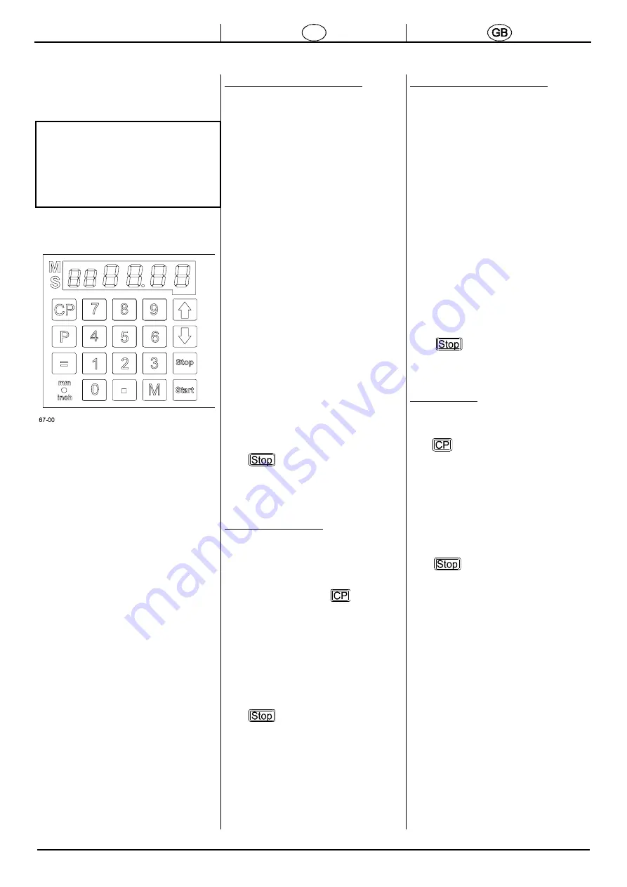 EBA 550 Operating Instructions Manual Download Page 12