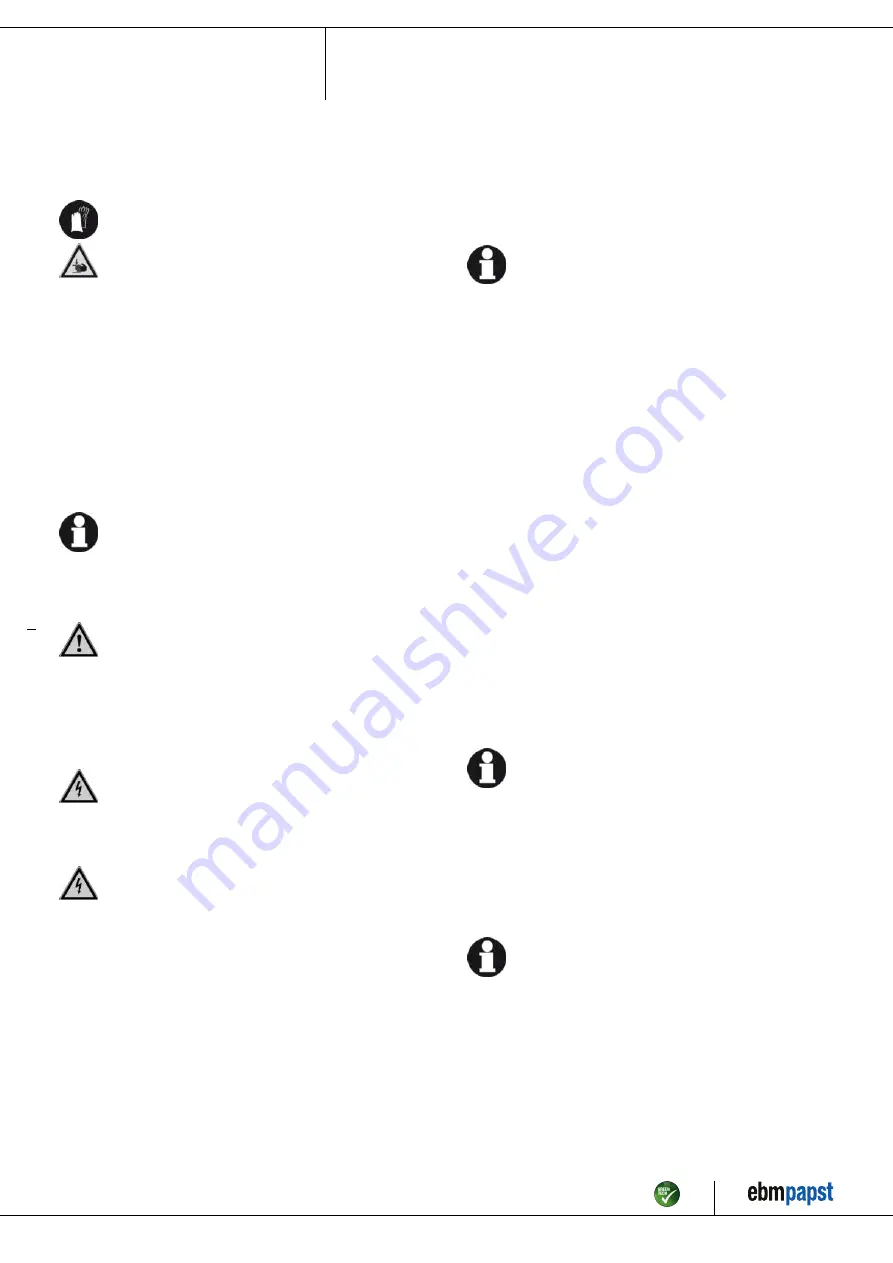 ebm-papst R2E250-AW50-13 Operating Instructions Manual Download Page 6