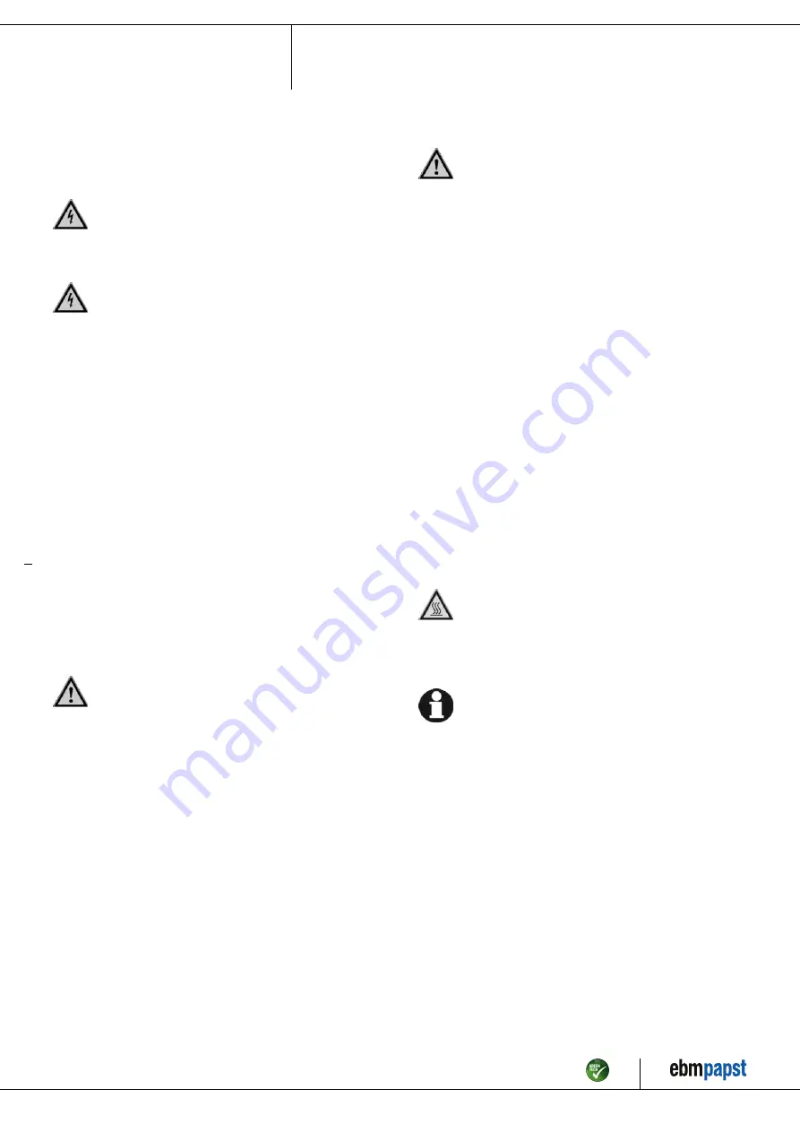 ebm-papst R3G250-BB09-S1 Operating Instructions Manual Download Page 2