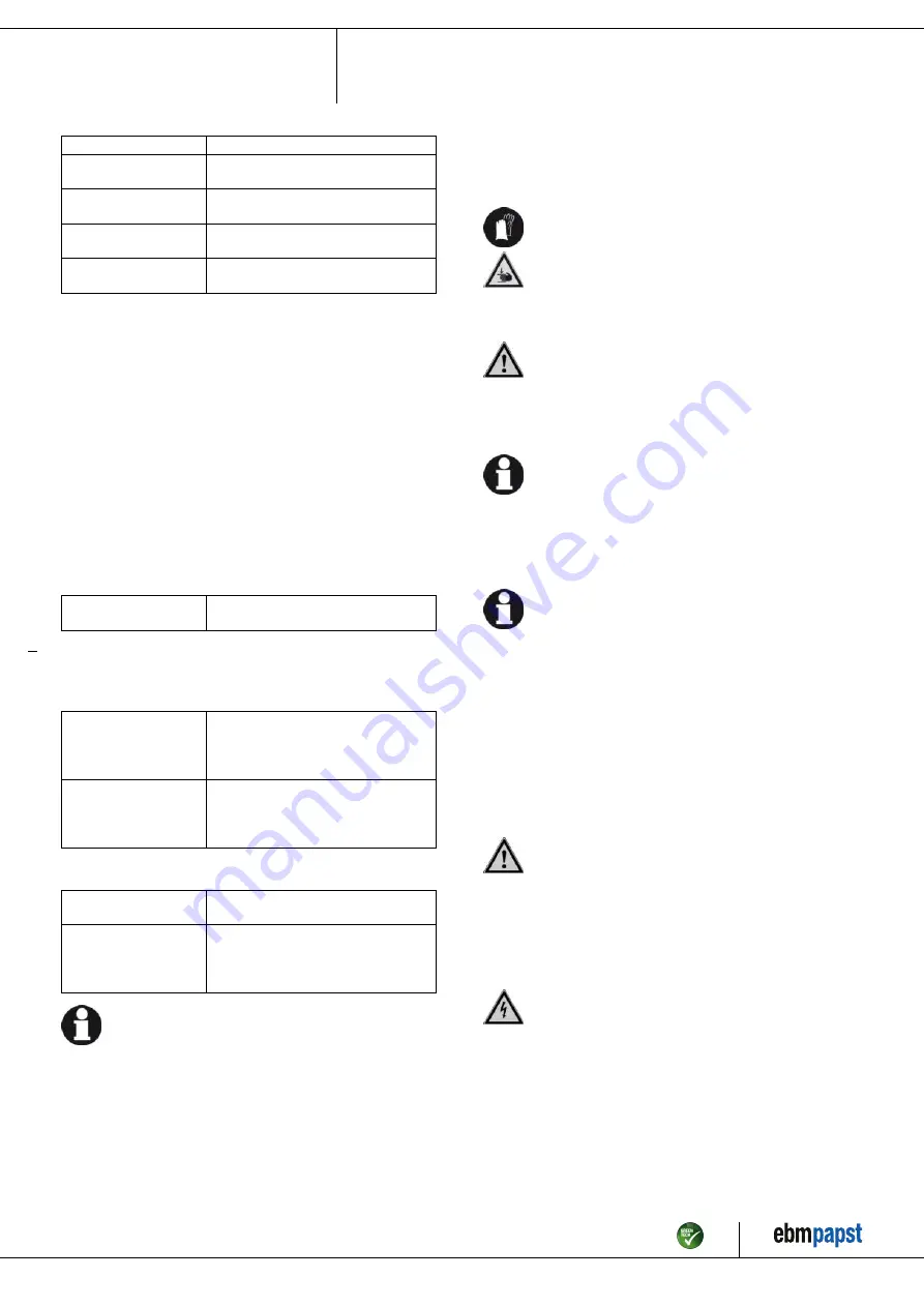 ebm-papst W3G800-LV05-36 Operating Instructions Manual Download Page 6