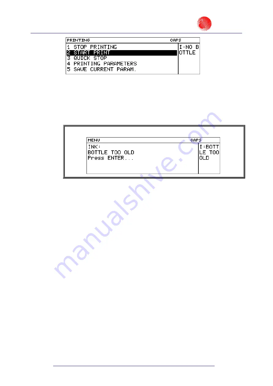 EBS Ink-Jet Systems 1500 Series User Manual Download Page 76