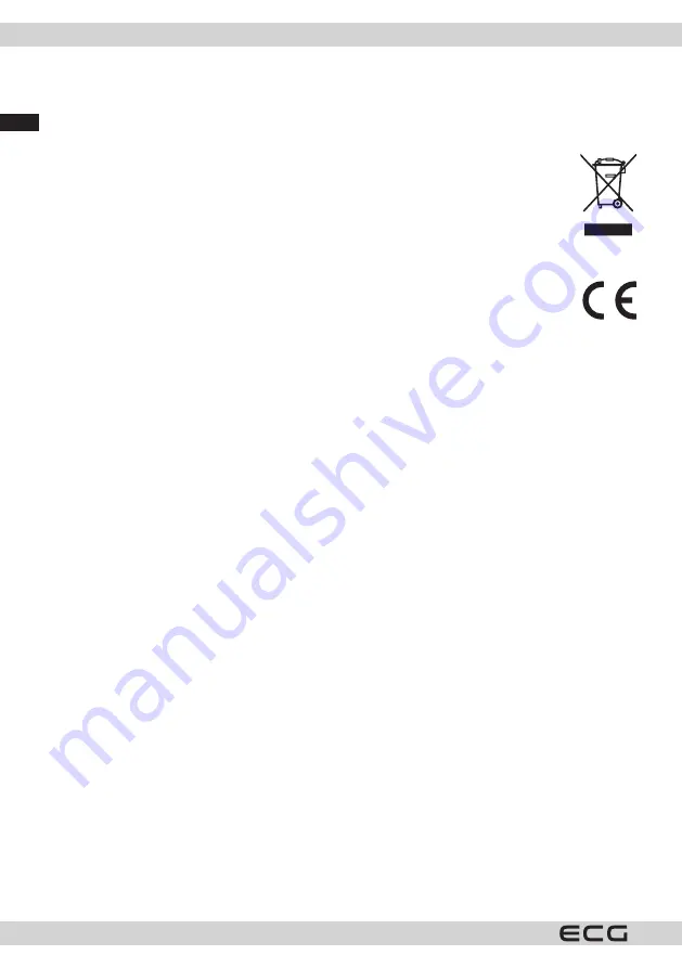 ECG EWS 60103 Instruction Manual Download Page 48