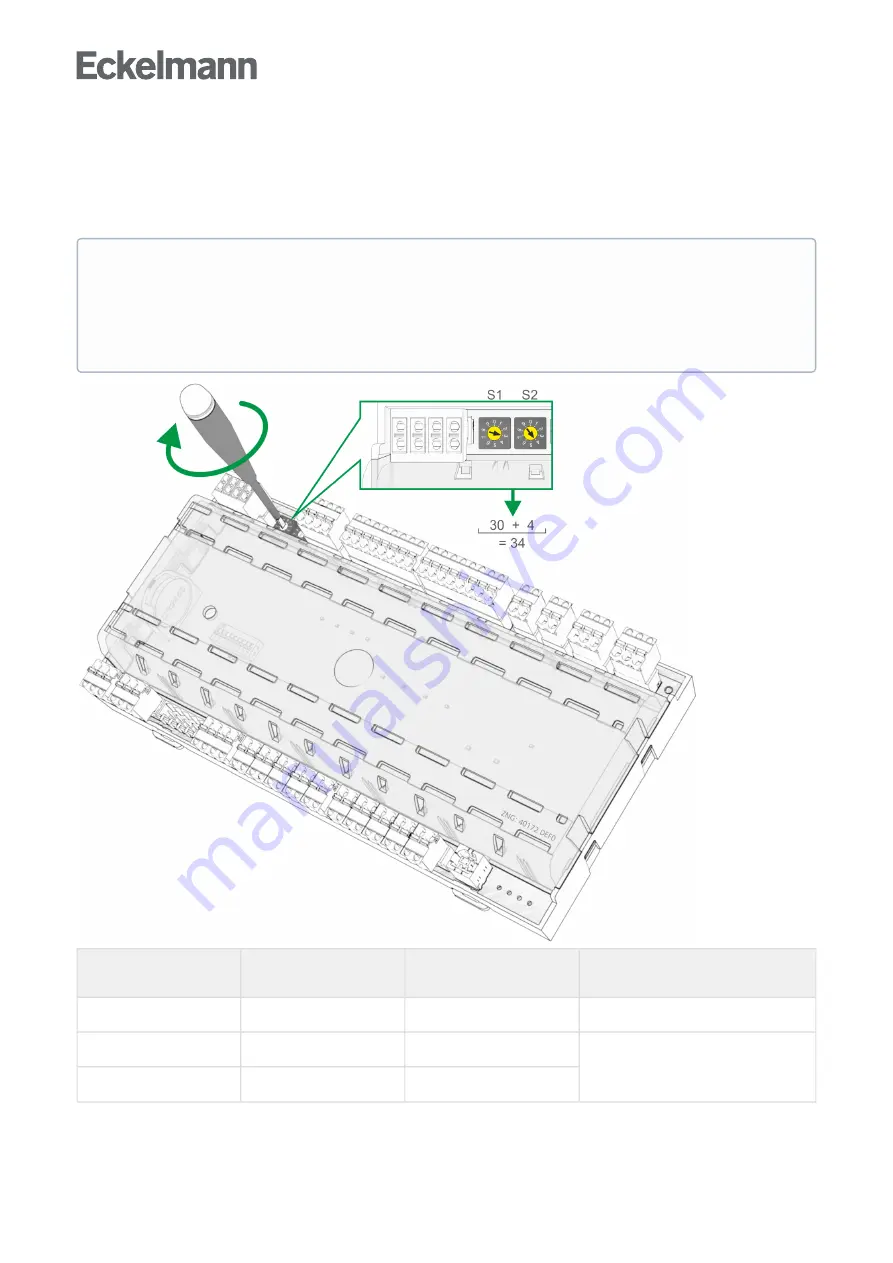 ECKELMANN Case Controller UA 4 E Series Скачать руководство пользователя страница 124