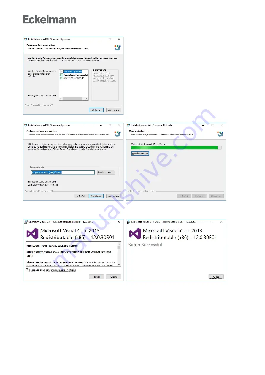 ECKELMANN Case Controller UA 4 E Series Operating	 Instruction Download Page 145