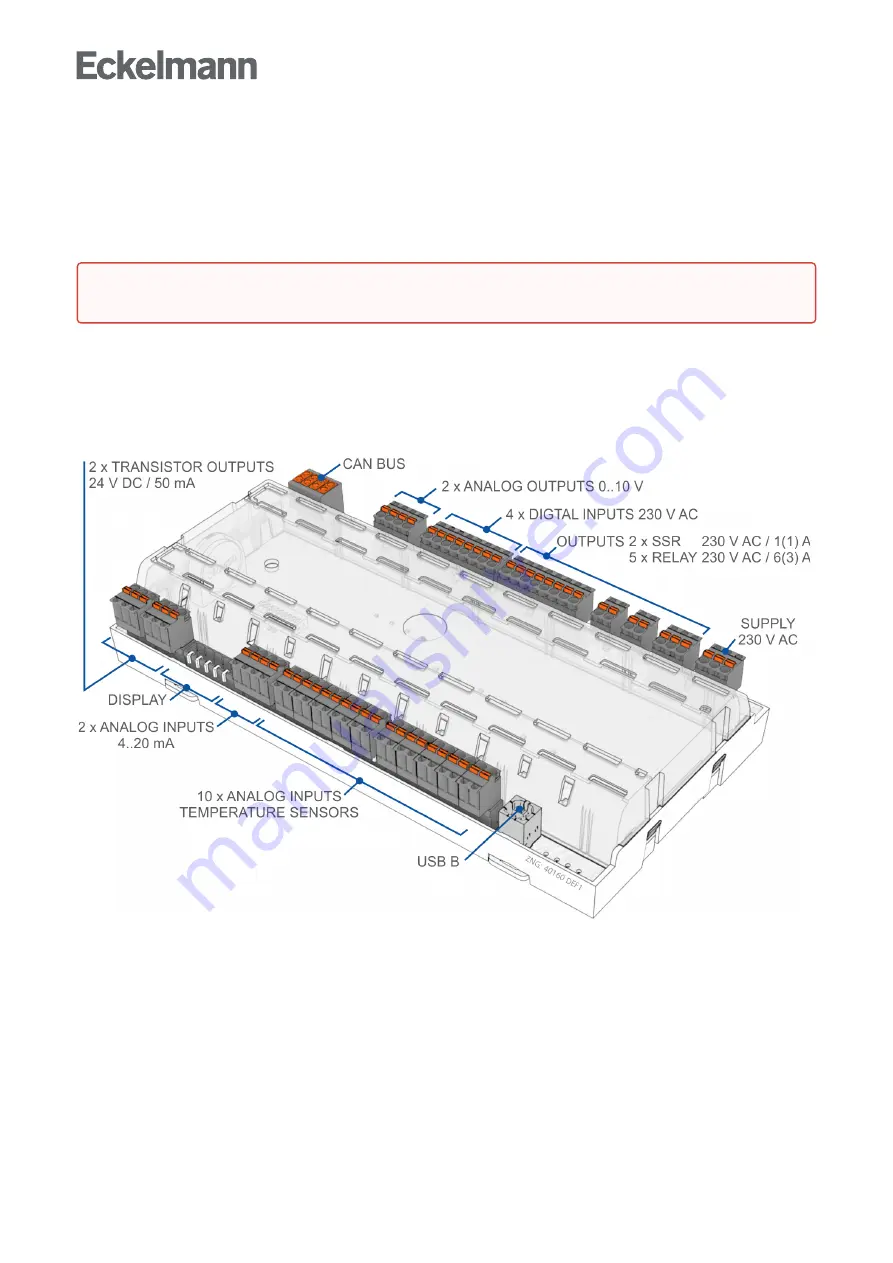 ECKELMANN Case Controller UA 4 E Series Operating	 Instruction Download Page 156