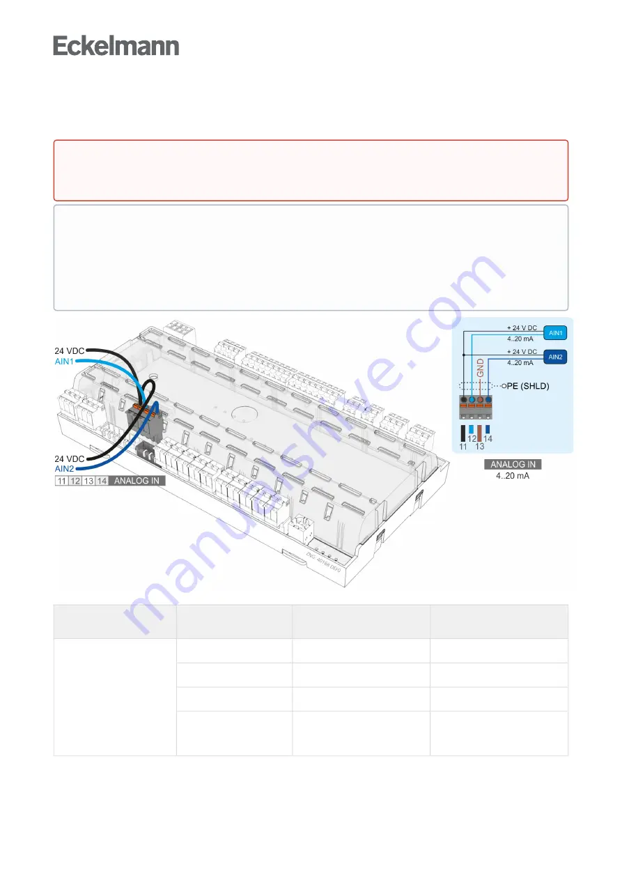 ECKELMANN Case Controller UA 4 E Series Operating	 Instruction Download Page 170