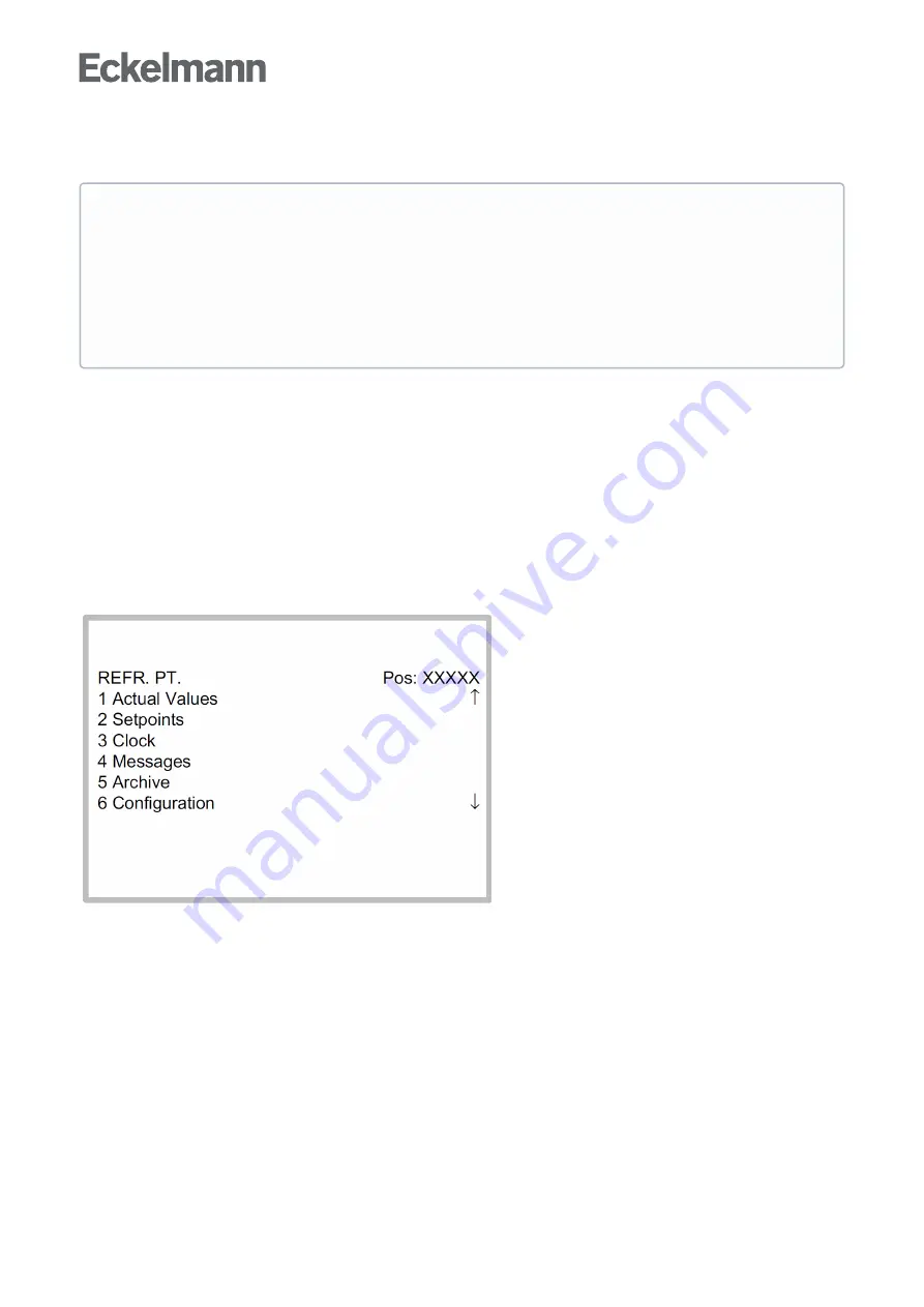 ECKELMANN Case Controller UA 4 E Series Operating	 Instruction Download Page 183