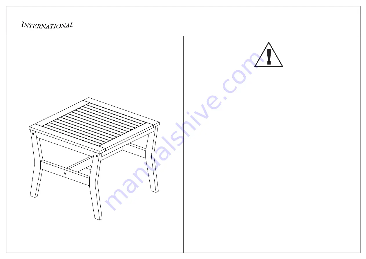 F. CORRIVEAU INTERNATIONAL Napoli II Assembly Instruction Download Page 1