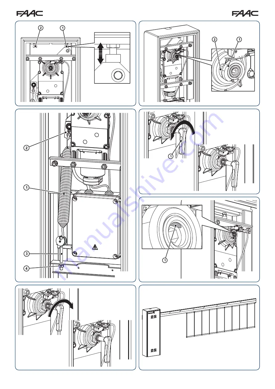 FAAC 617 Instruction Manual Download Page 41