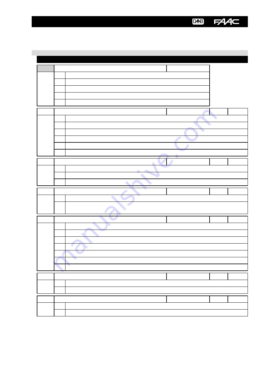 FAAC DAAB DB411 Instruction Manual Download Page 5