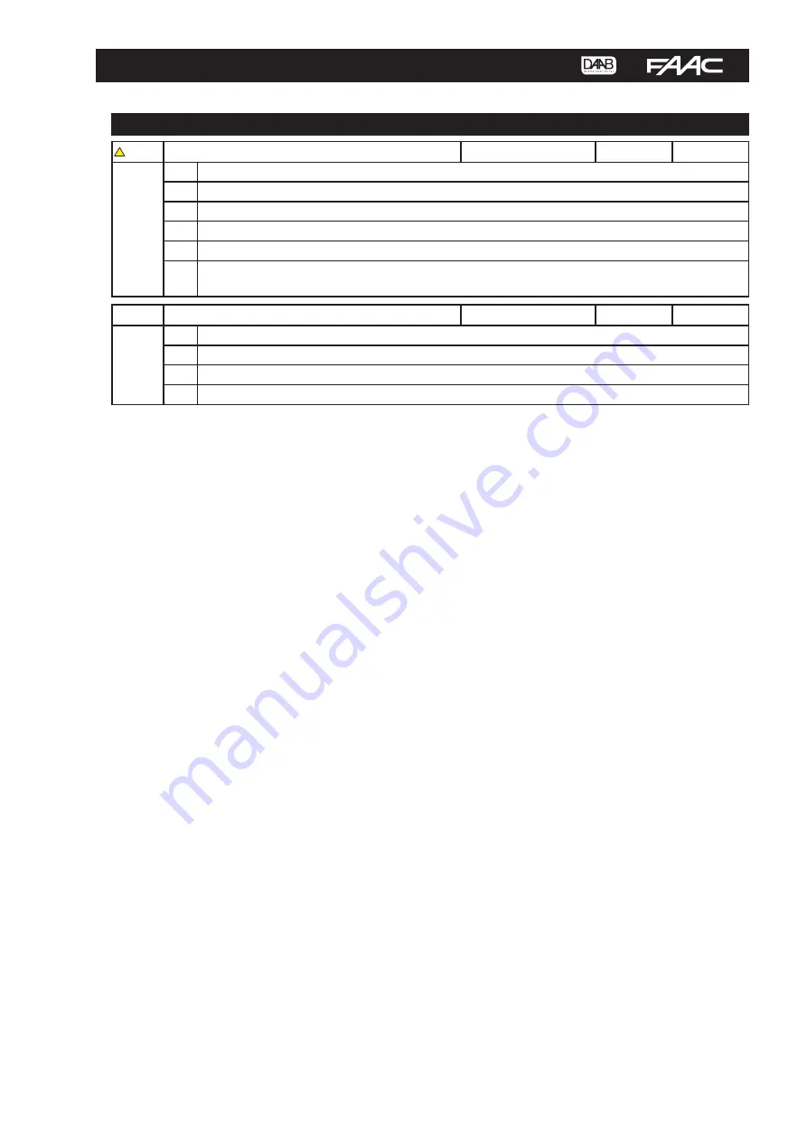 FAAC DAAB EP104 V4.08 Manual Download Page 9