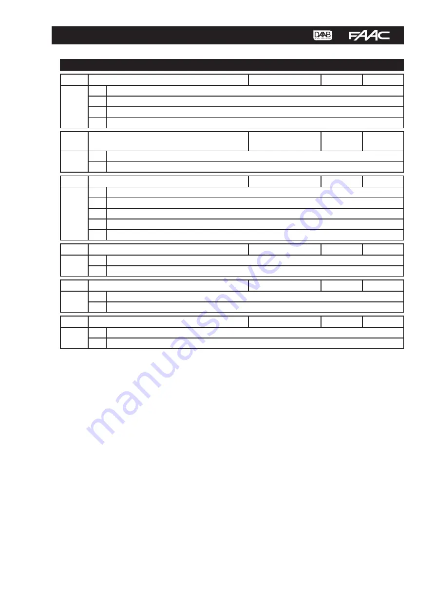 FAAC DAAB EP104 V4.08 Manual Download Page 13