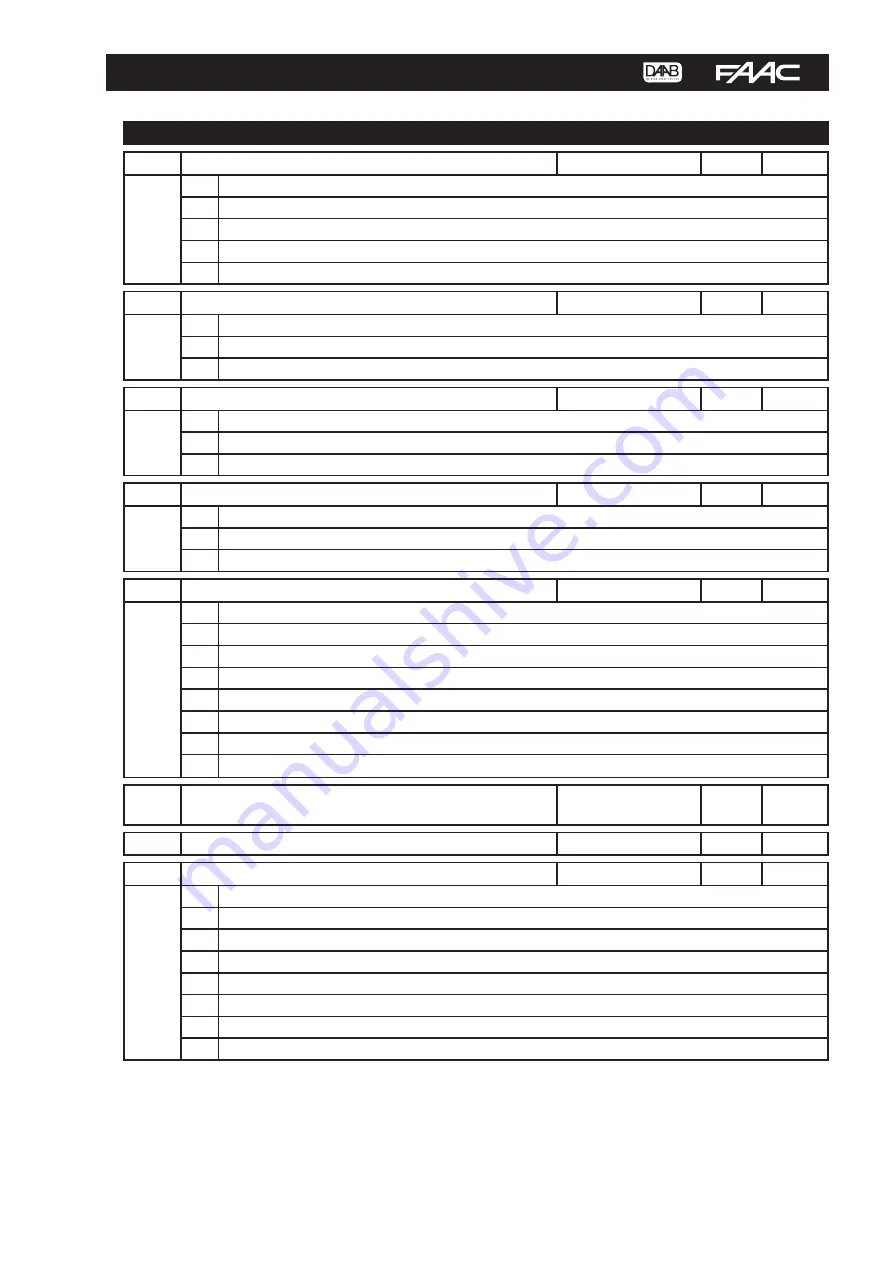 FAAC DAAB EP104 V4.08 Manual Download Page 35