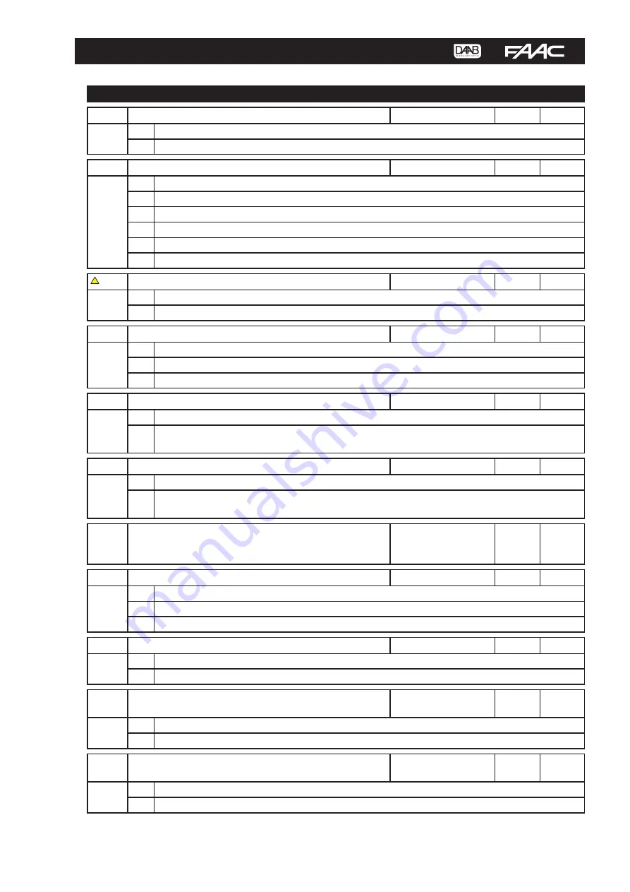 FAAC DAAB EP104 V4.08 Manual Download Page 47