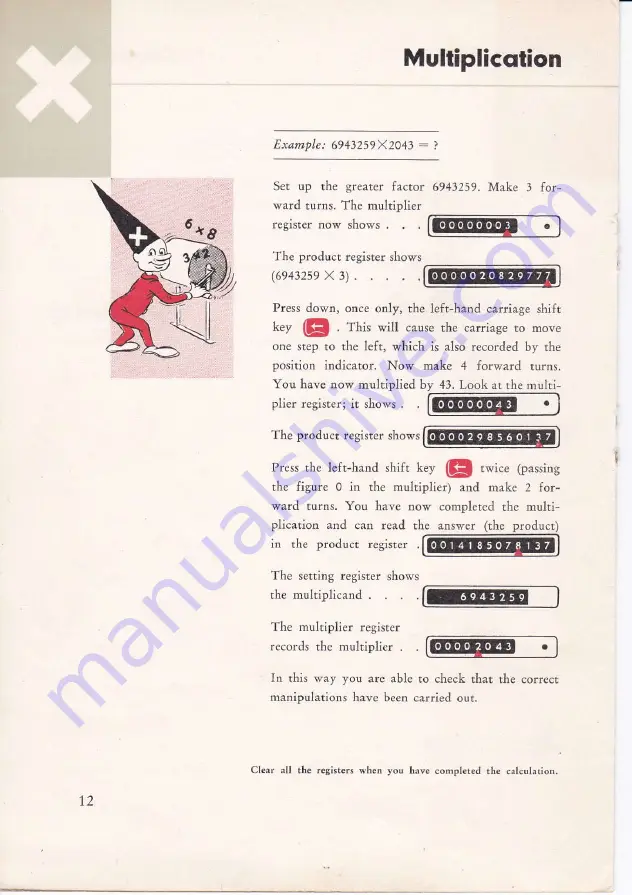 Facit C1-13 Manual Download Page 16