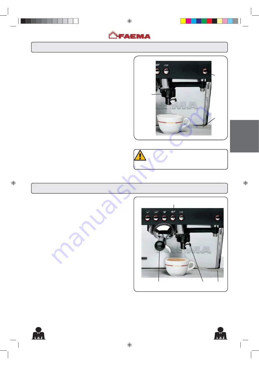 Faema E91N/A Ambassador SE Use And Installation Download Page 57