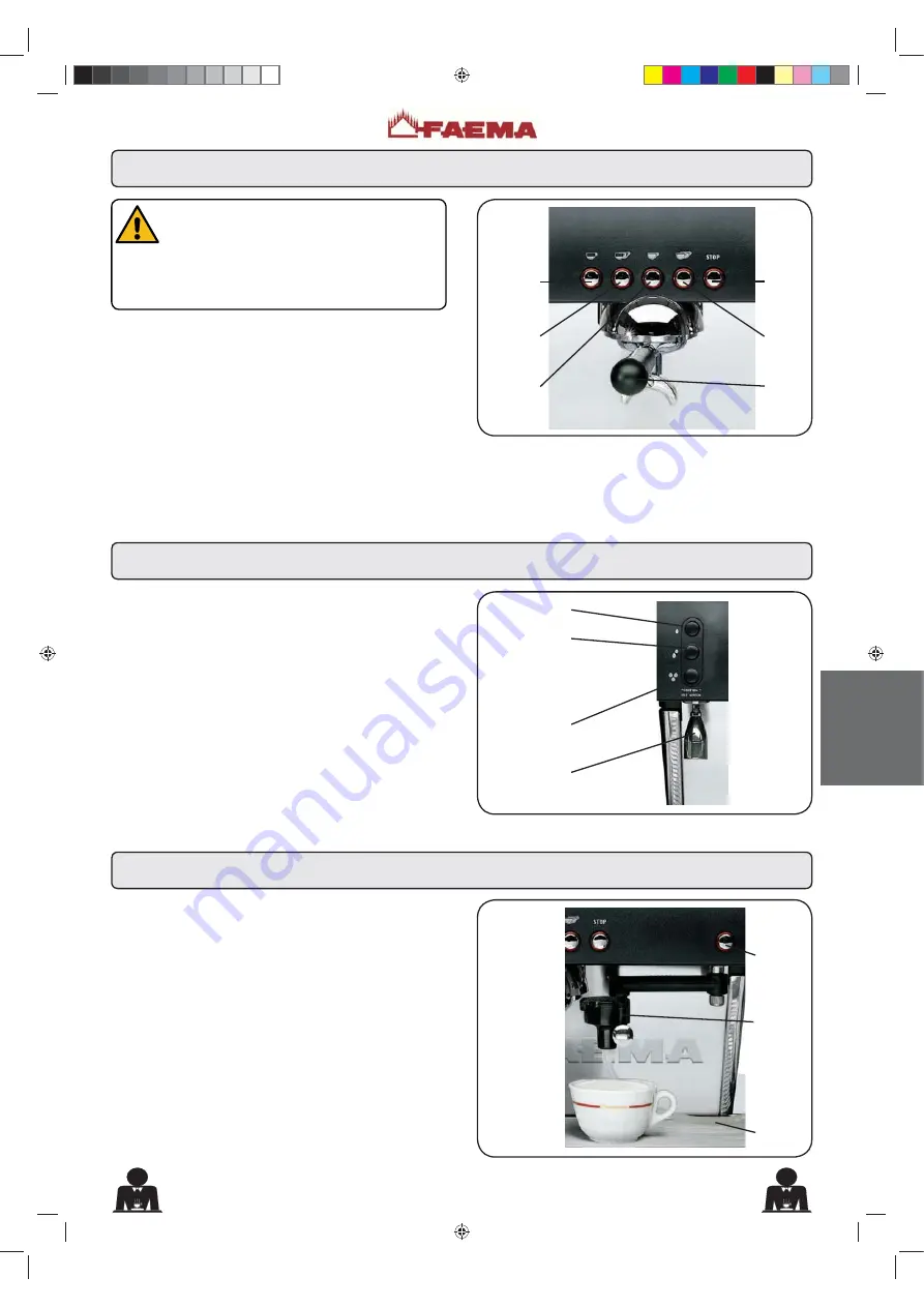 Faema E91N/A Ambassador SE Use And Installation Download Page 95