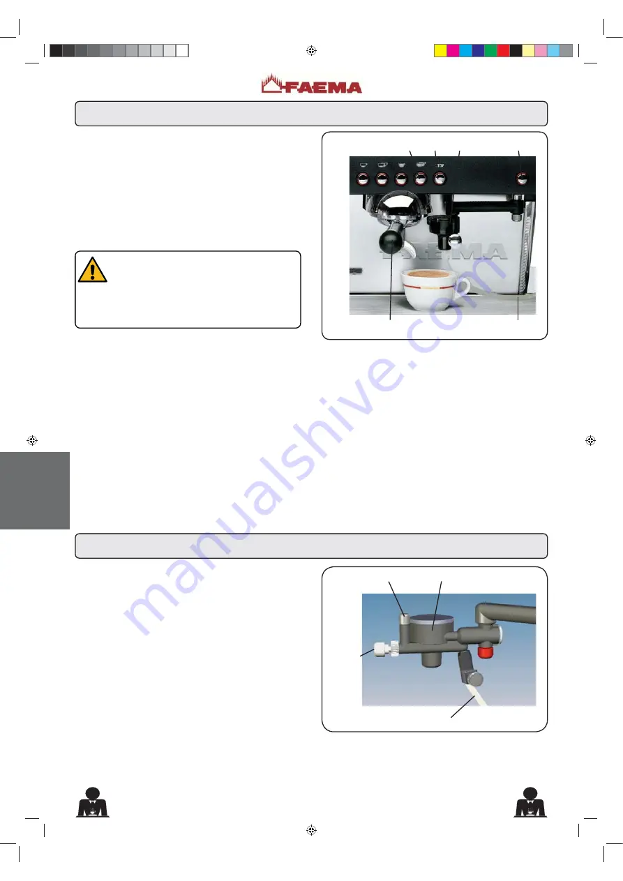 Faema E91N/A Ambassador SE Use And Installation Download Page 96