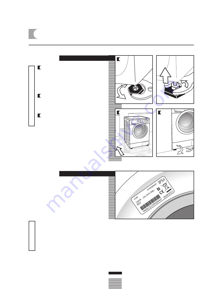 Fagor Washing machine Manual De Instalación Y Uso Download Page 8