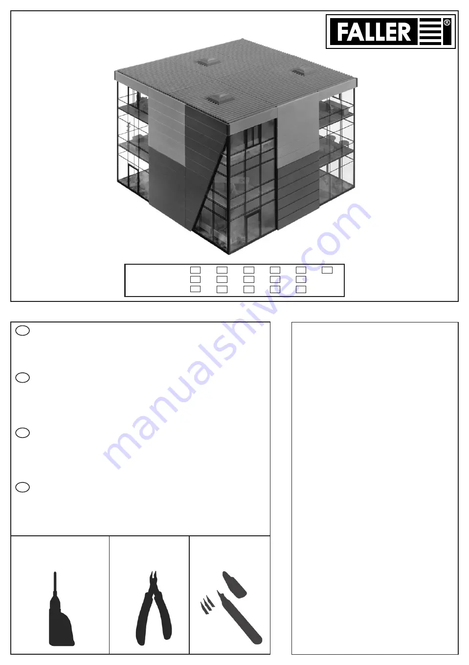 Faller 130156 Manual Download Page 1