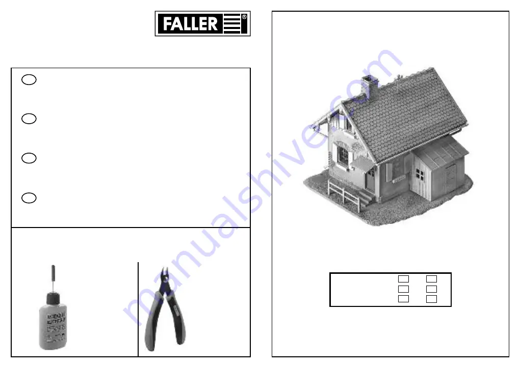 Faller GATEKEEPER'S LODGE Manual Download Page 1