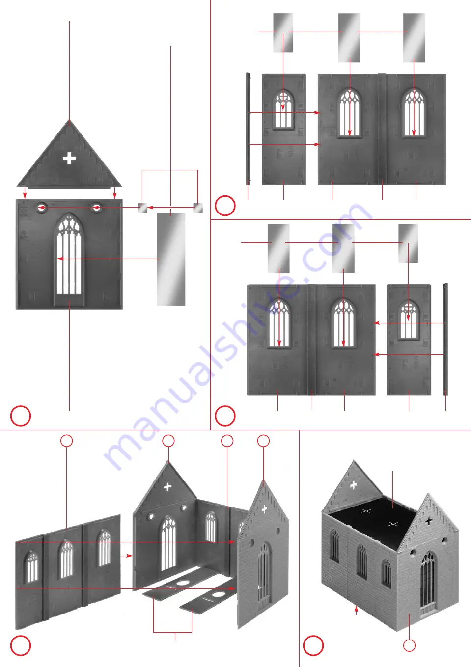 Faller OLD ABBEY WITH CLOISTER Скачать руководство пользователя страница 2