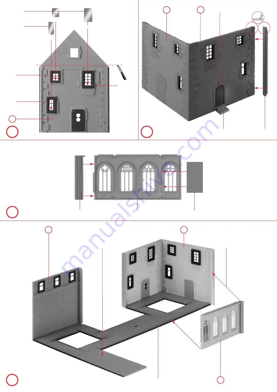 Faller OLD ABBEY WITH CLOISTER Скачать руководство пользователя страница 7