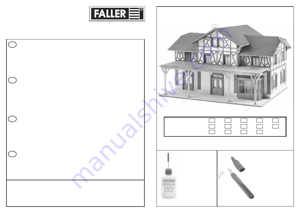 Faller Station BEINWIL Скачать руководство пользователя страница 1