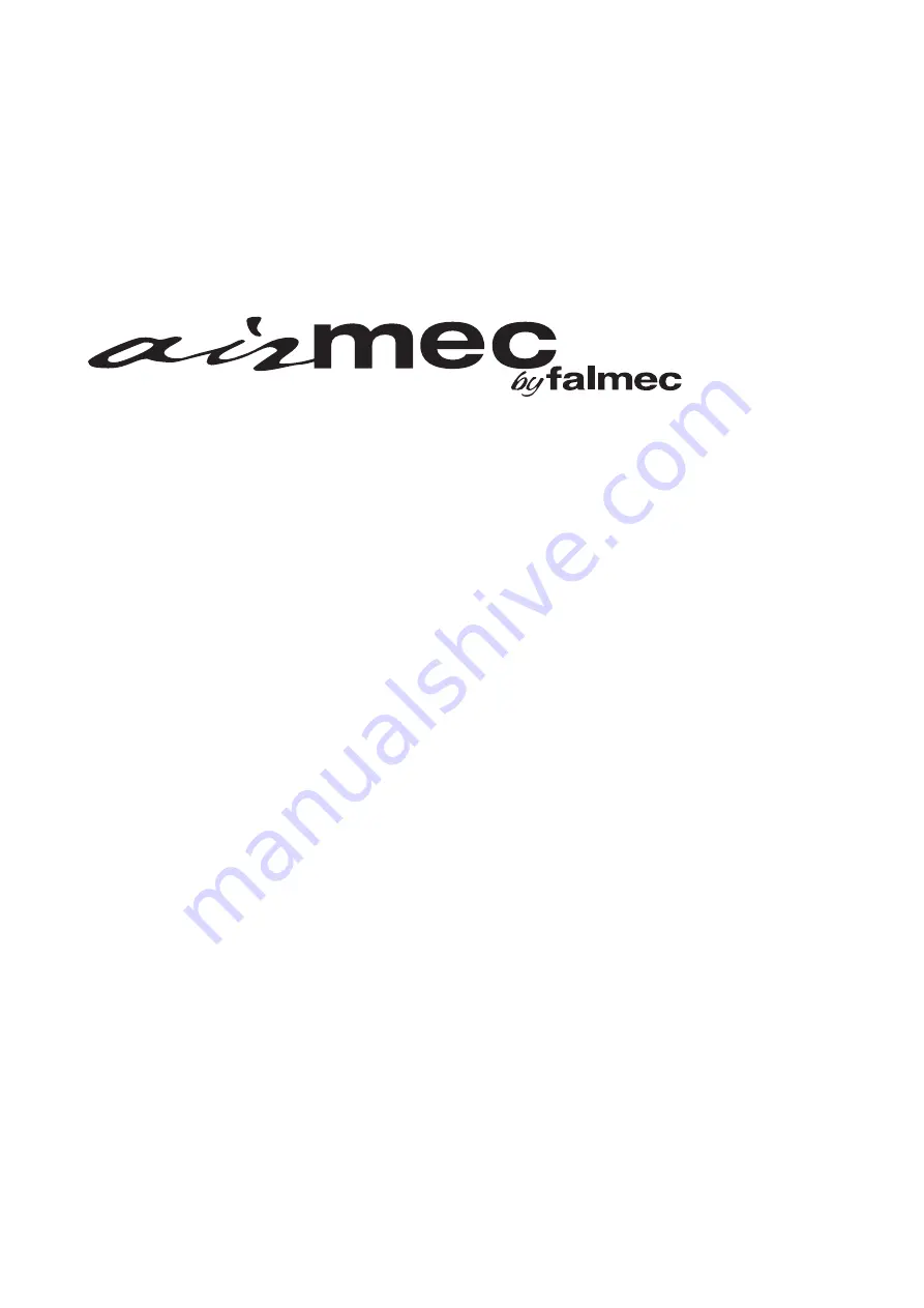 FALMEC airmec Built-in 70 Instruction Booklet Download Page 2