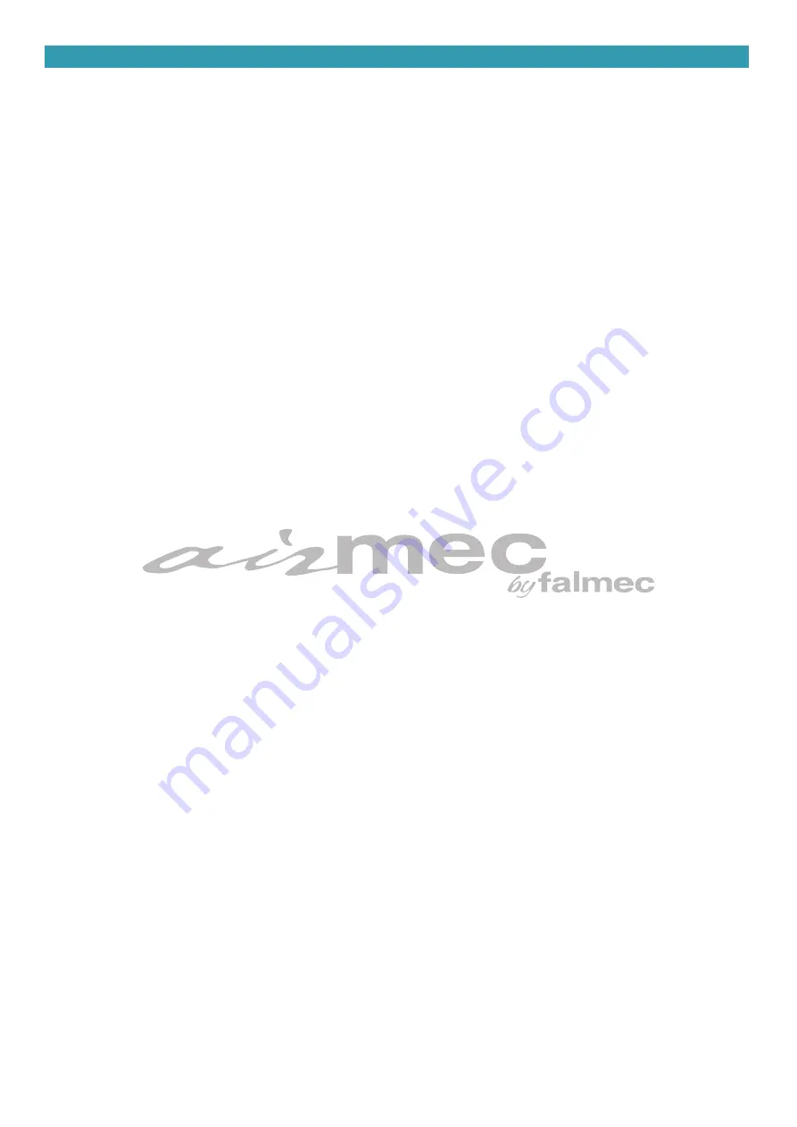 FALMEC airmec Built-in 70 Instruction Booklet Download Page 75