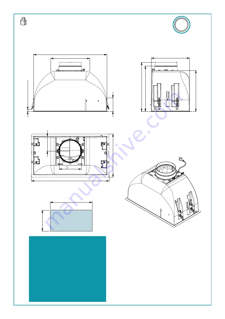 FALMEC Design Gruppo Incasso Plus Instruction Booklet Download Page 3