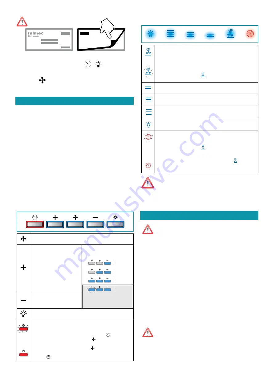 FALMEC Lumina Instruction Booklet Download Page 22