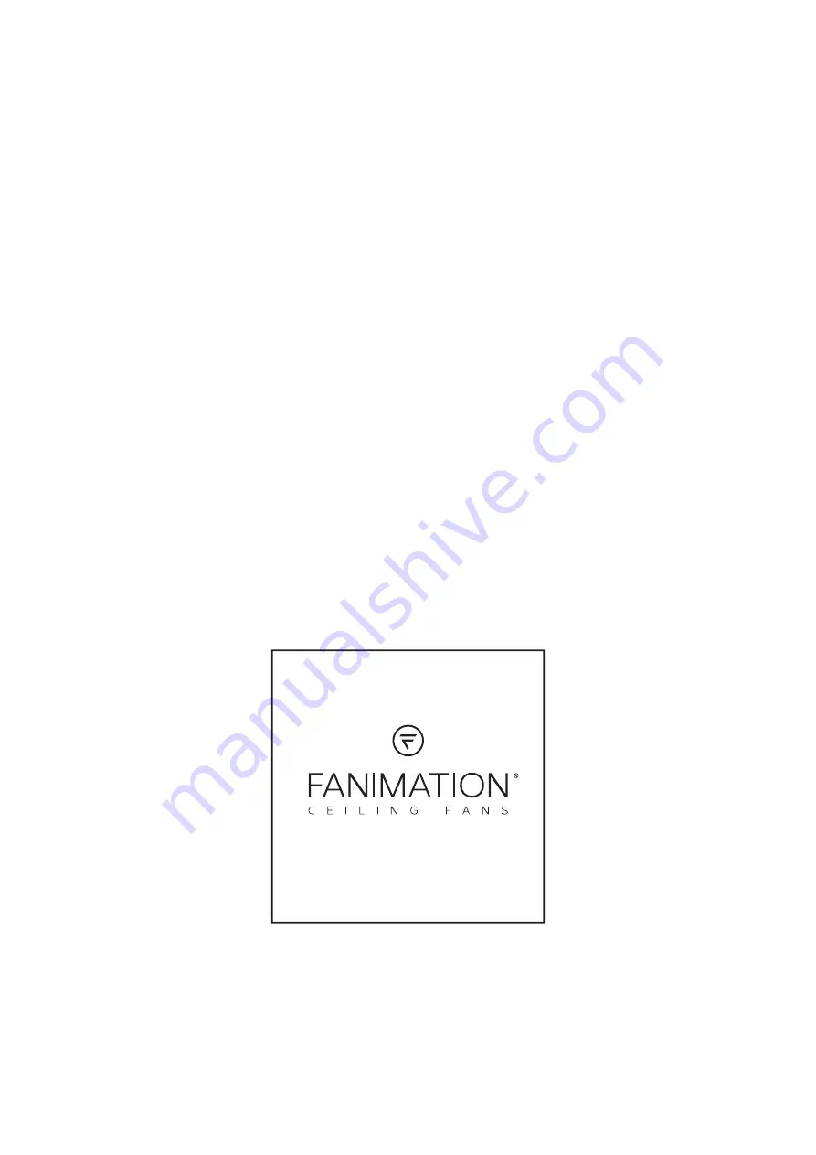 Fanimation BREECE FPD6860 Series Manual Download Page 64