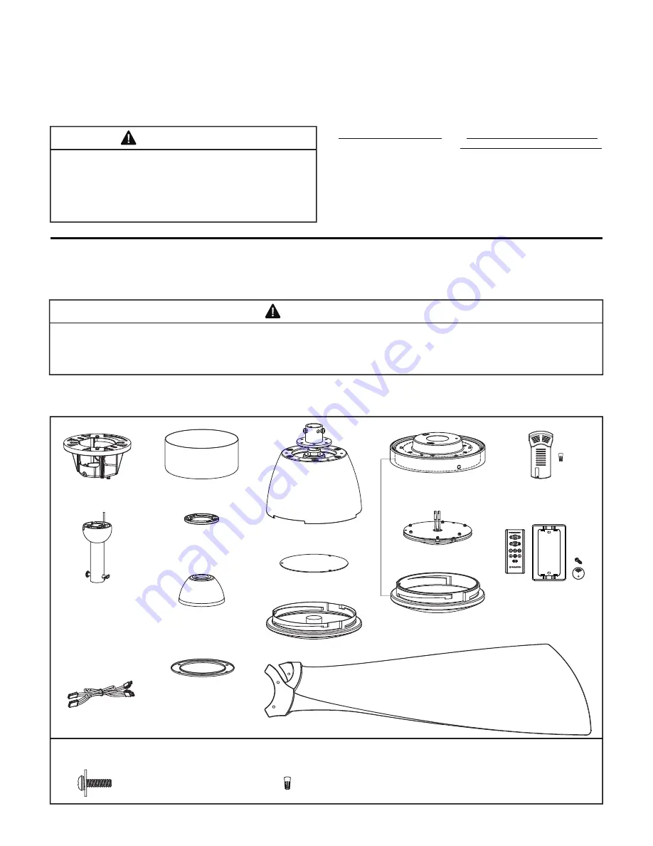 Fanimation KLEAR FPD6858 Series Manual Download Page 37