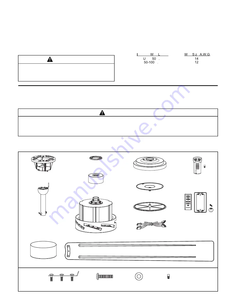 Fanimation PENDRY 72 FPD6872 Series Скачать руководство пользователя страница 5