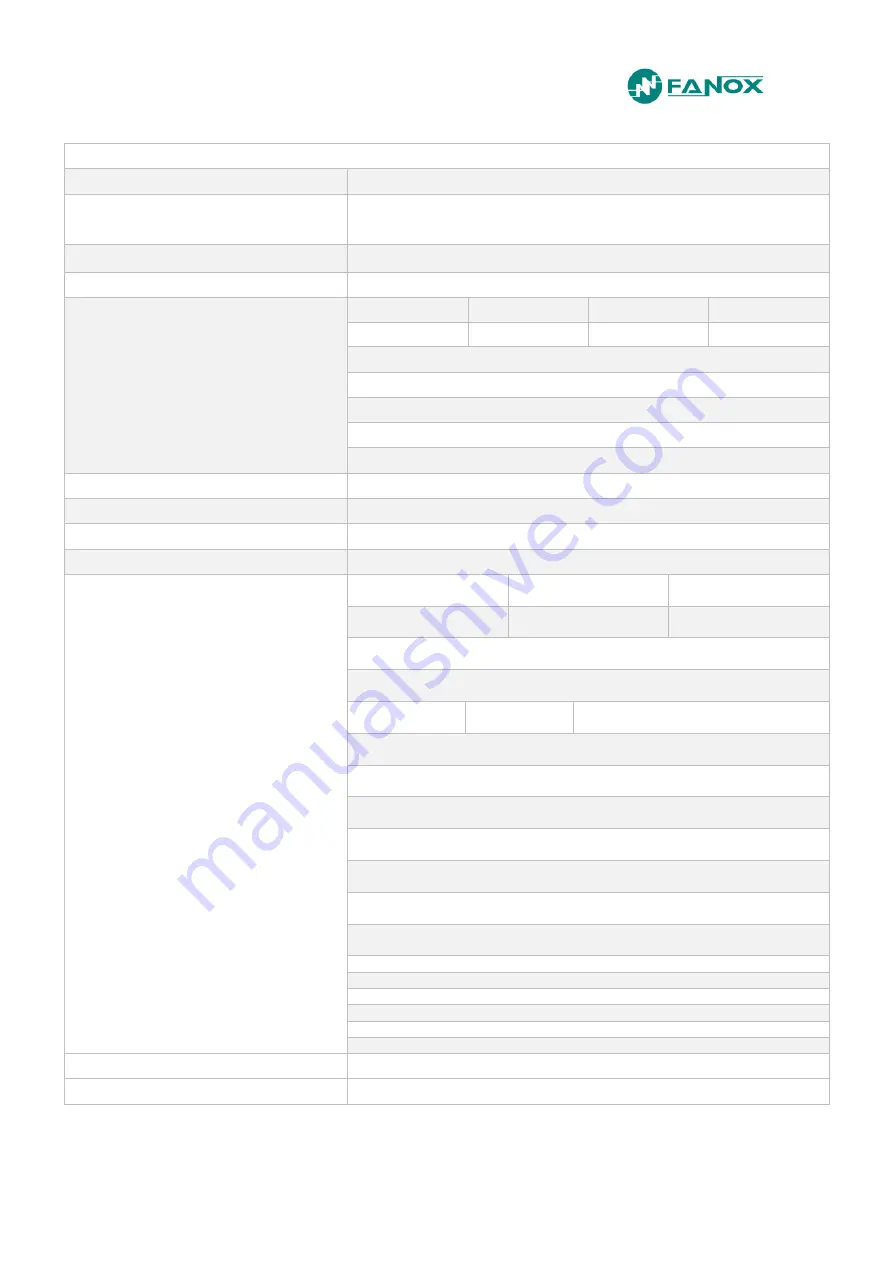 FANOX SIL-A Installation & Commissioning Manual Download Page 35