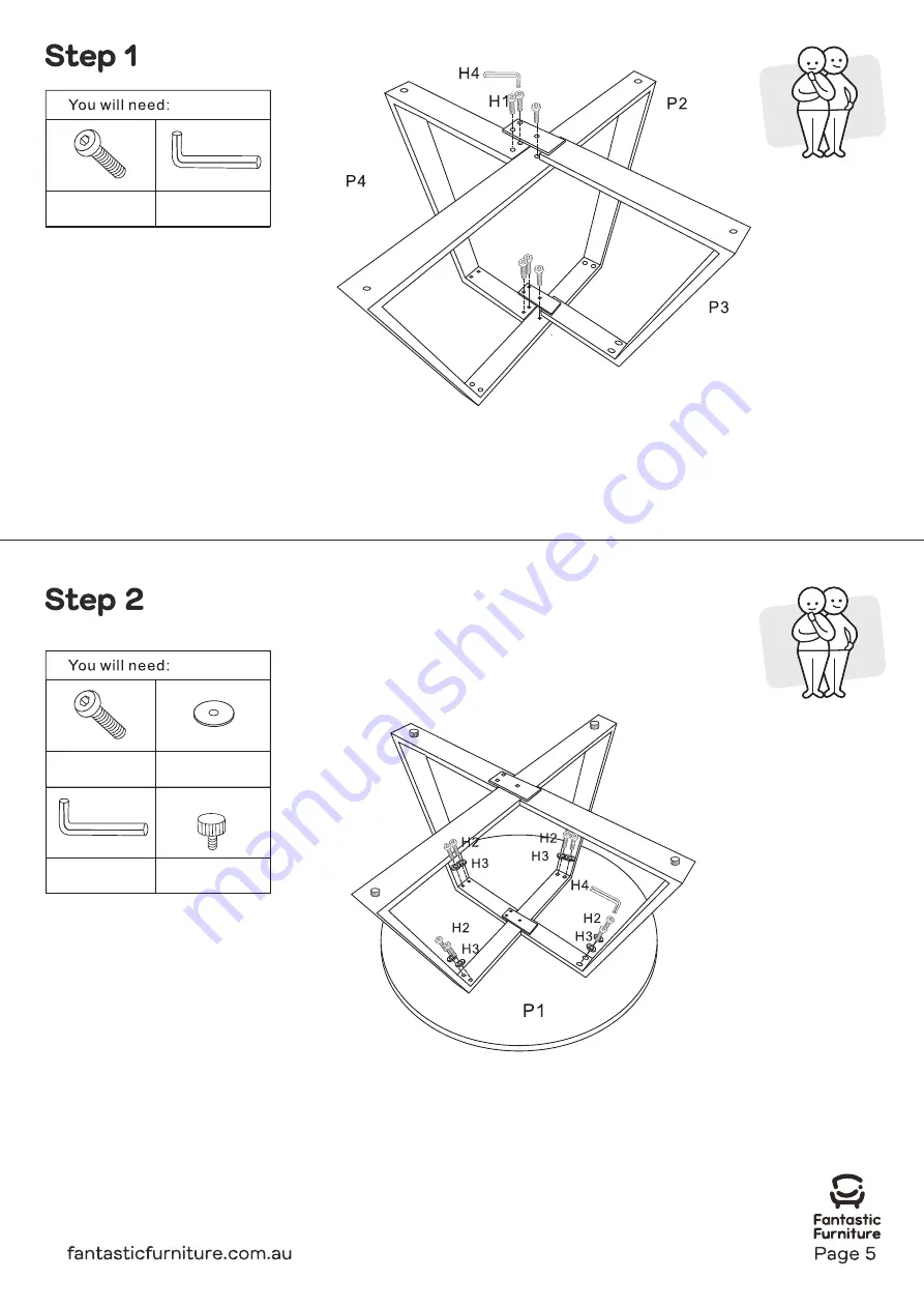 fantastic furniture Ashton z Скачать руководство пользователя страница 5