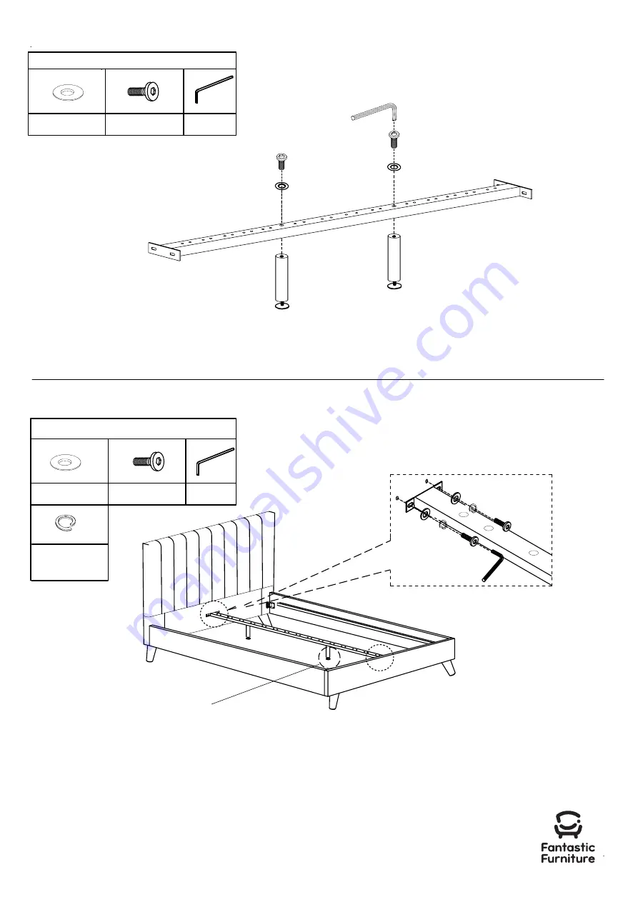 fantastic furniture Montana Queen Bed Скачать руководство пользователя страница 7