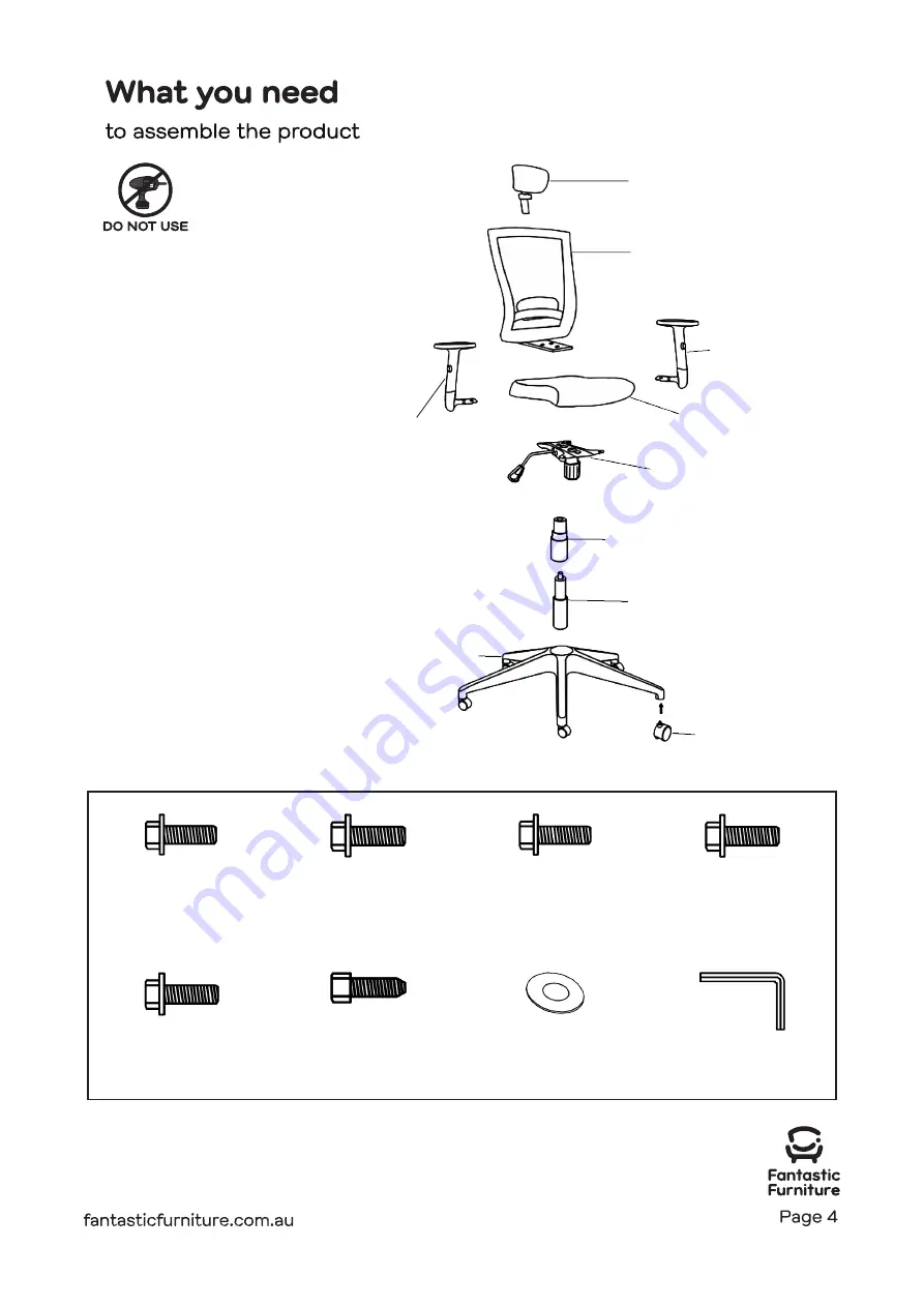 fantastic furniture STAFFORD Скачать руководство пользователя страница 4