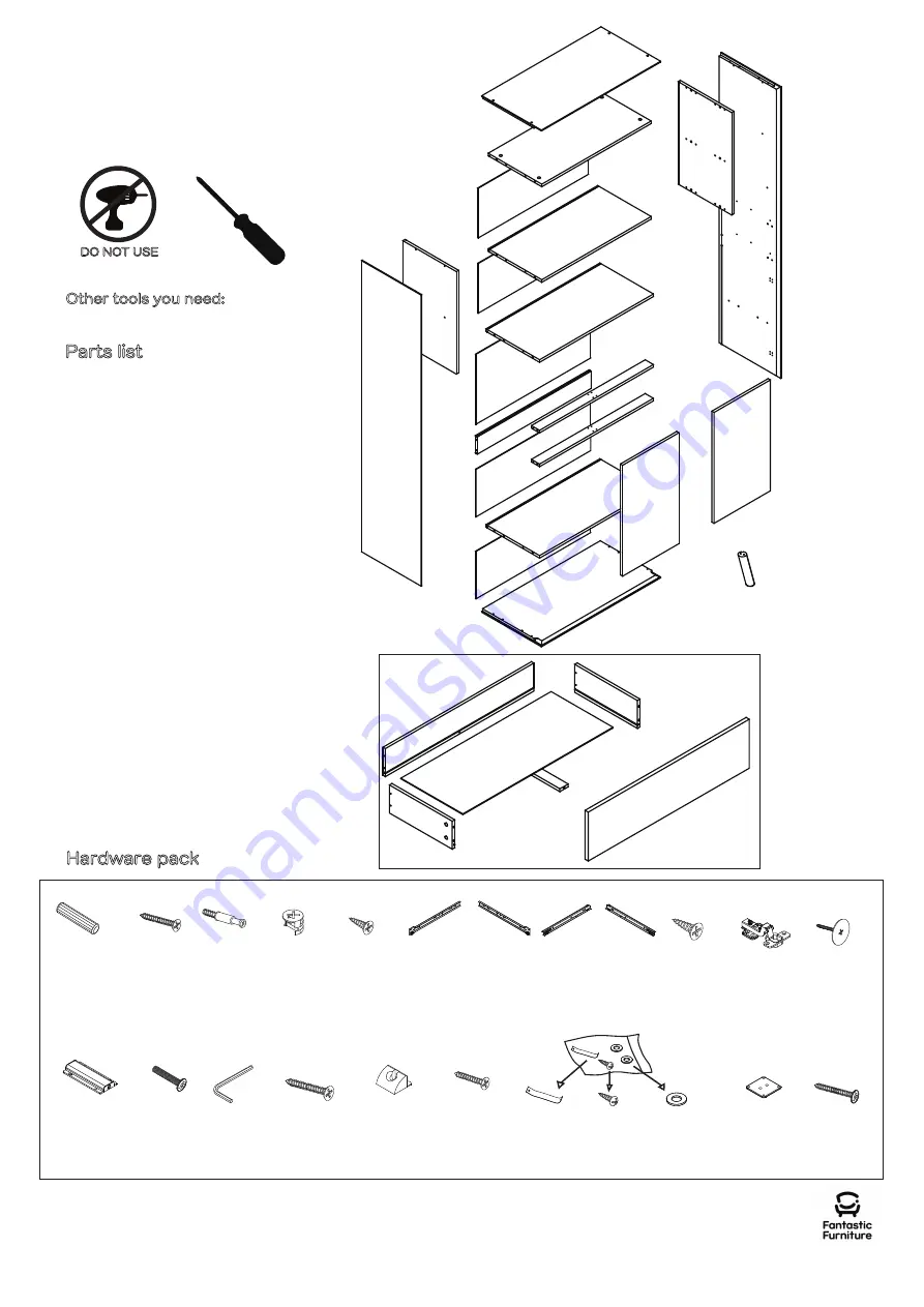 fantastic furniture STOCKHOLM Assembly Instructions Manual Download Page 4