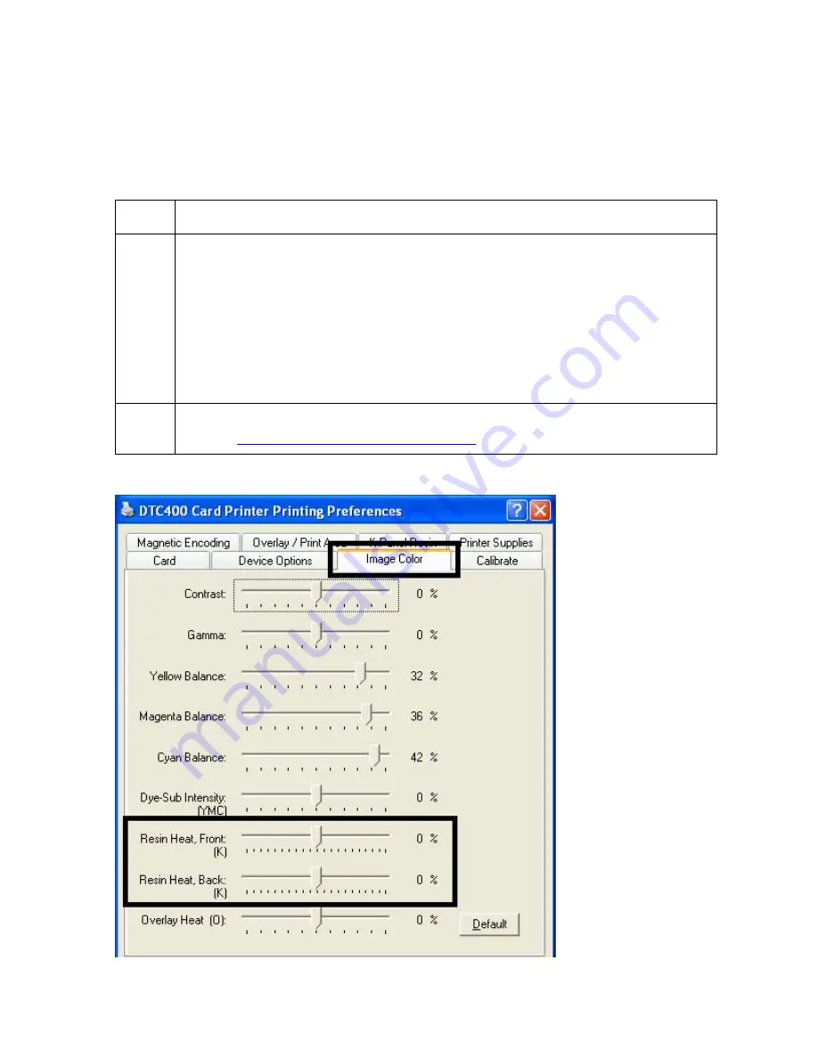 Fargo FARGO DTC 400 User Manual Download Page 107