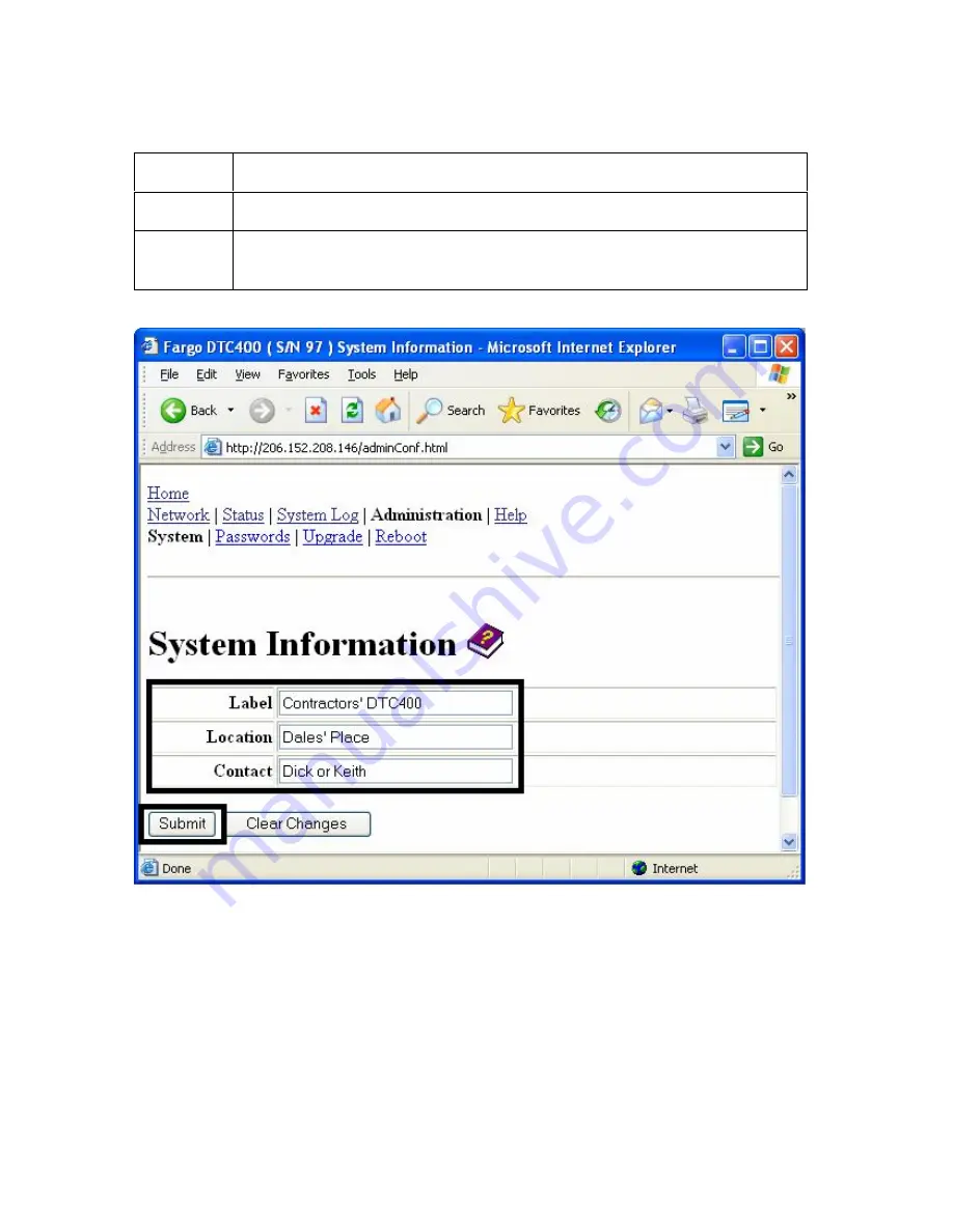 Fargo FARGO DTC 400 User Manual Download Page 155