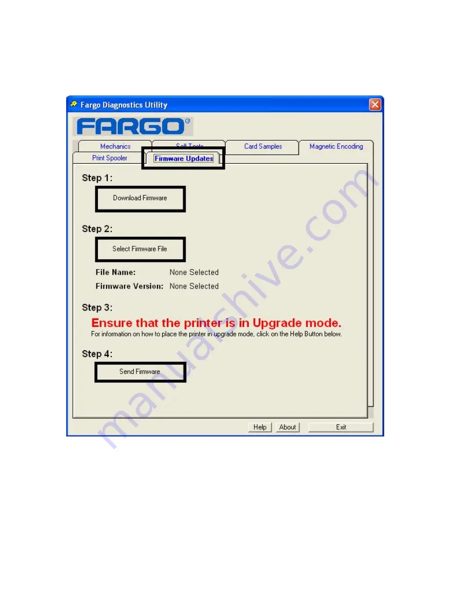 Fargo FARGO DTC 400 User Manual Download Page 169