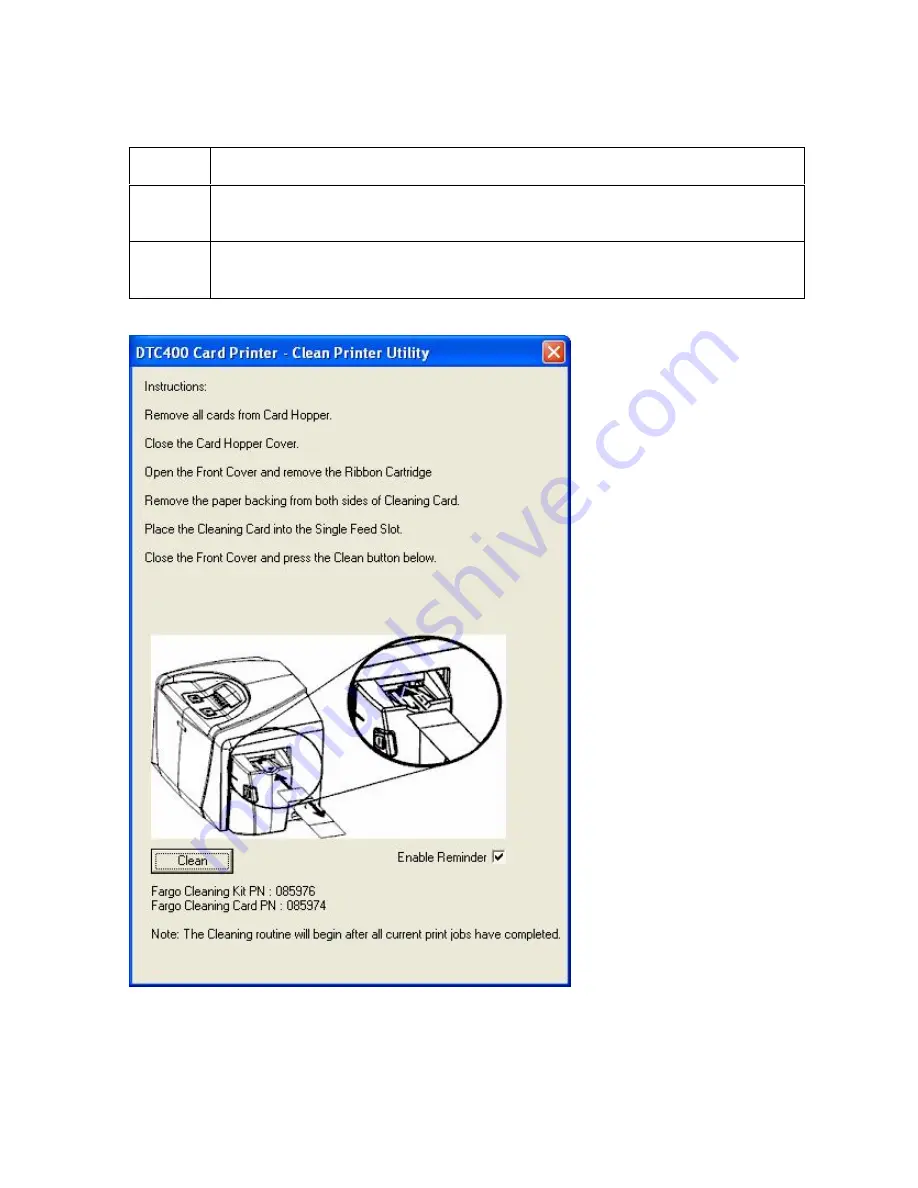 Fargo FARGO DTC 400 User Manual Download Page 192