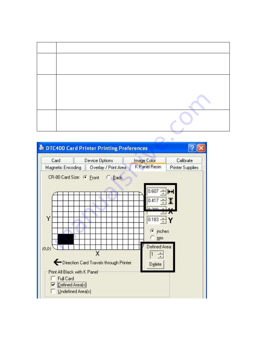 Fargo FARGO DTC 400 User Manual Download Page 267