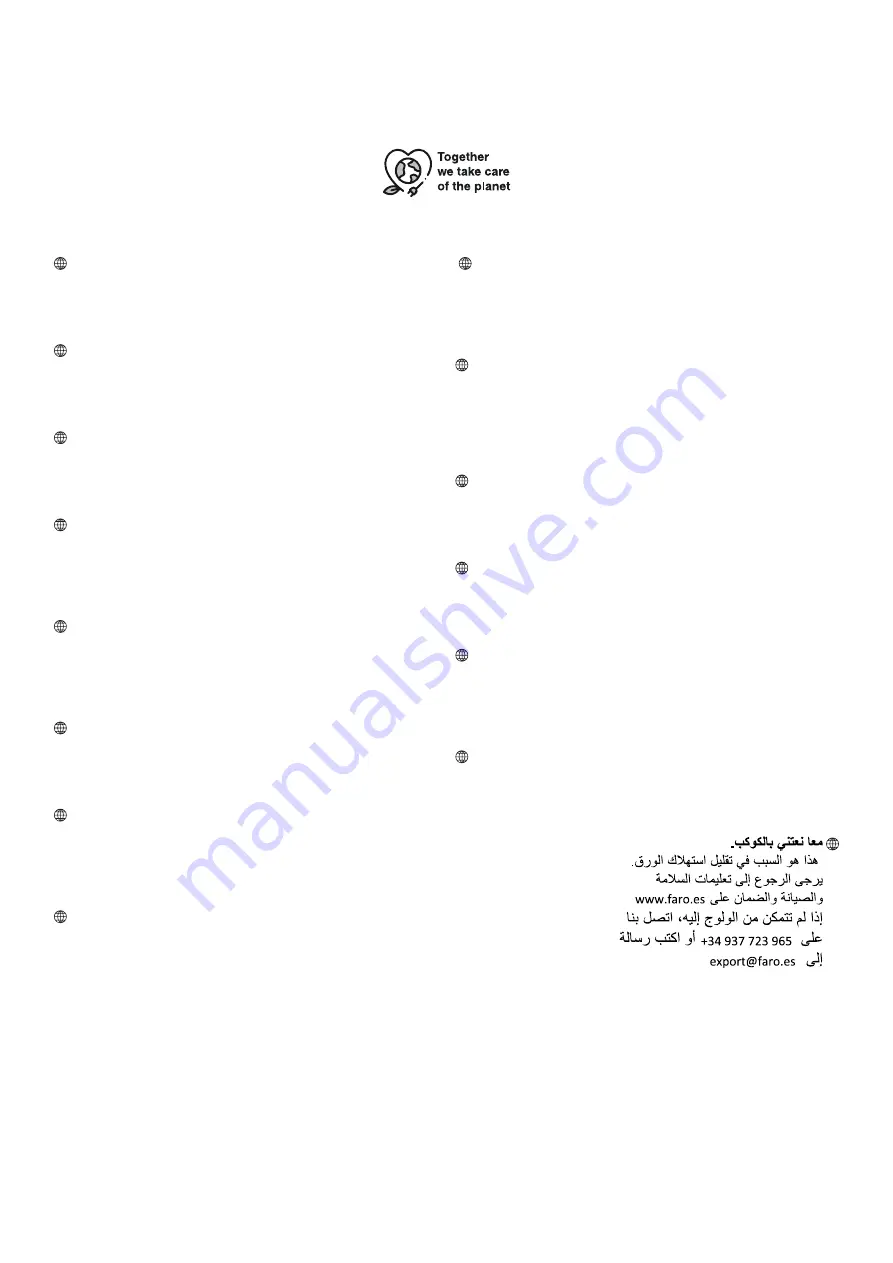 Faro Barcelona KLIM 925 Manual Download Page 5