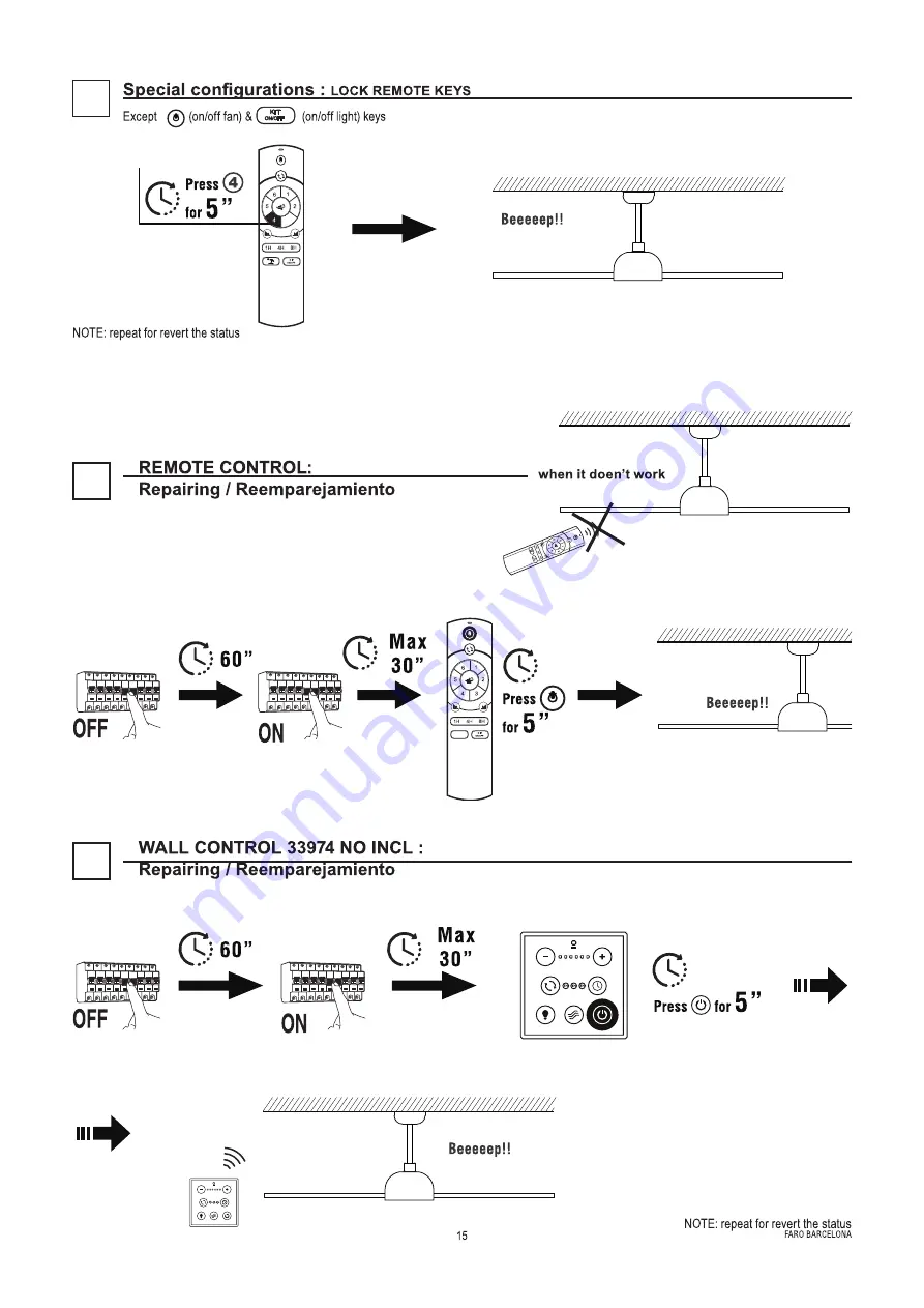 Faro Barcelona MINI PUNT S Manual Download Page 15