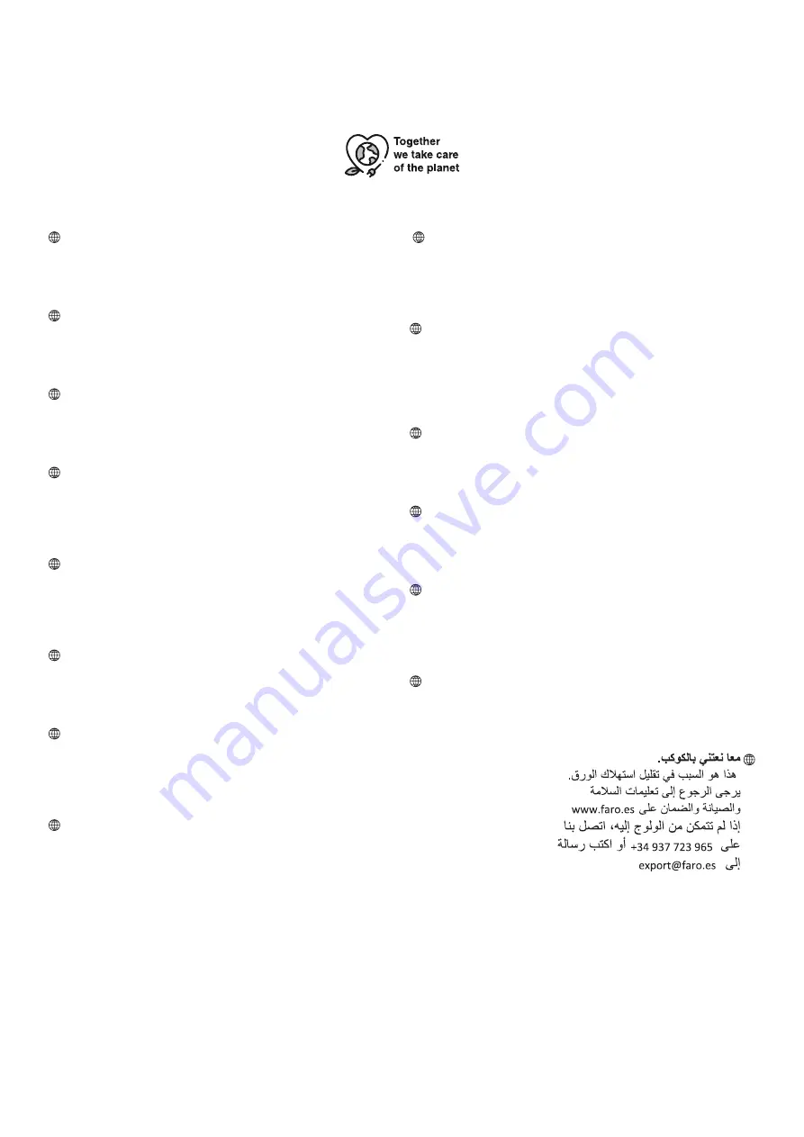 Faro Barcelona MINI PUNT S Manual Download Page 20