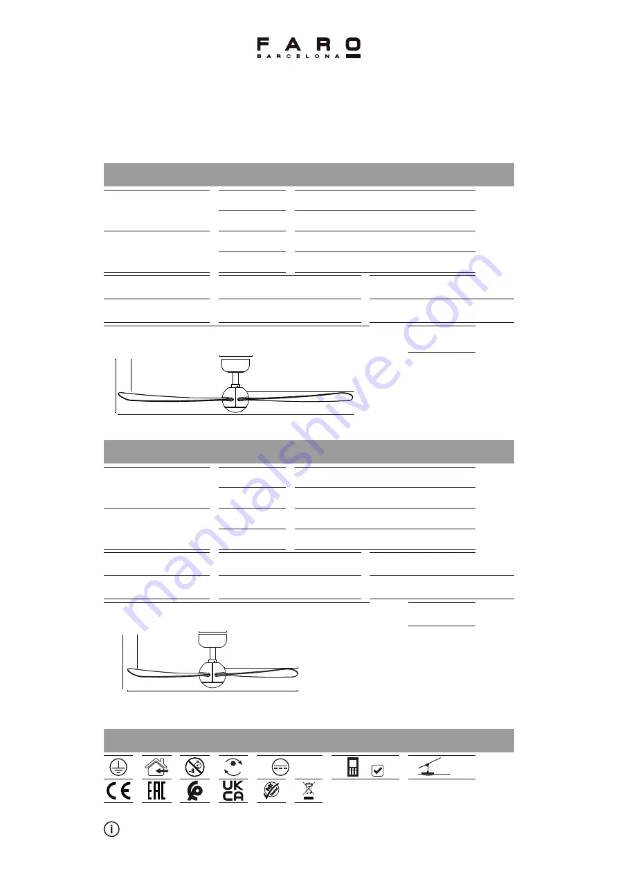 Faro Barcelona SFERA Manual Download Page 1